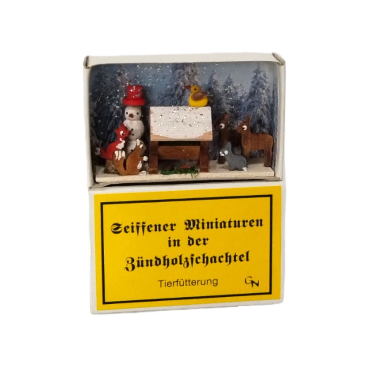 Matchbox animal feeding