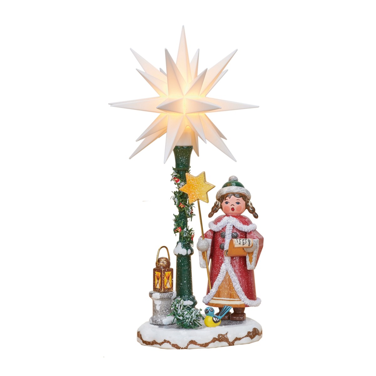 Winter child Moravian carolers