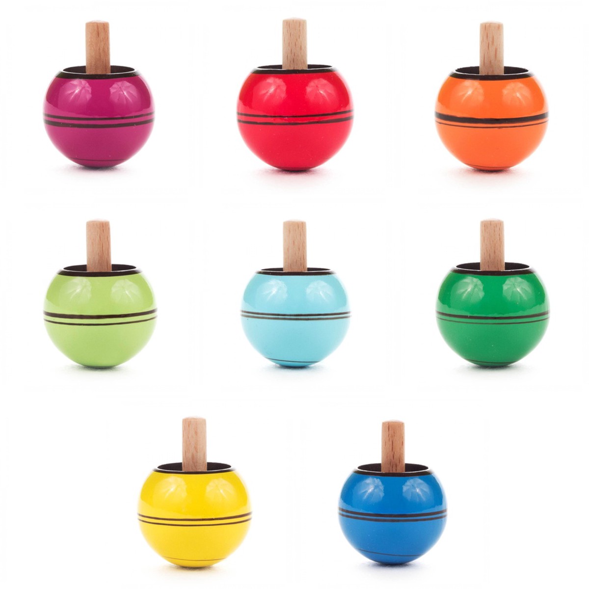 Stand up spinning top