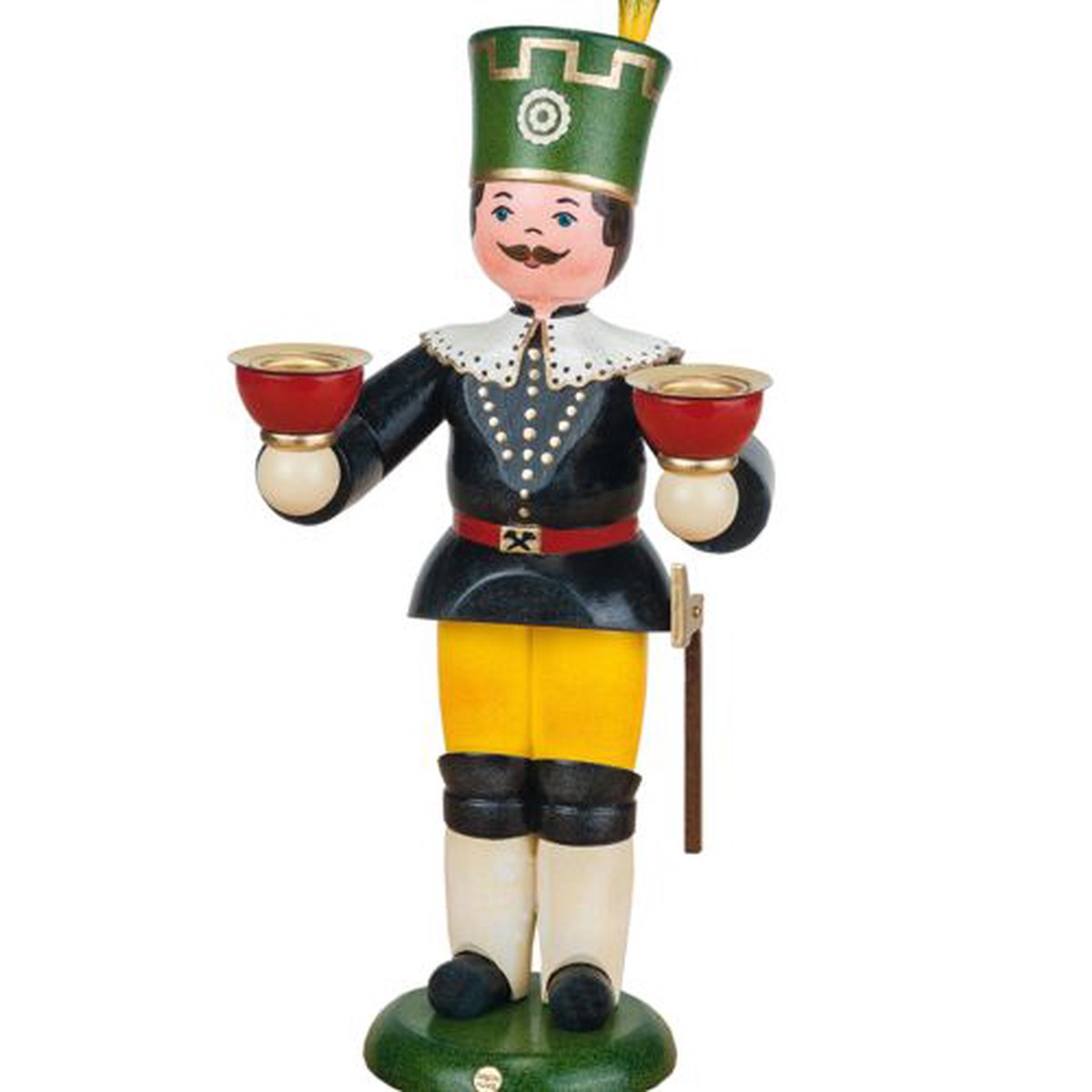 Miner with candle holder 22cm