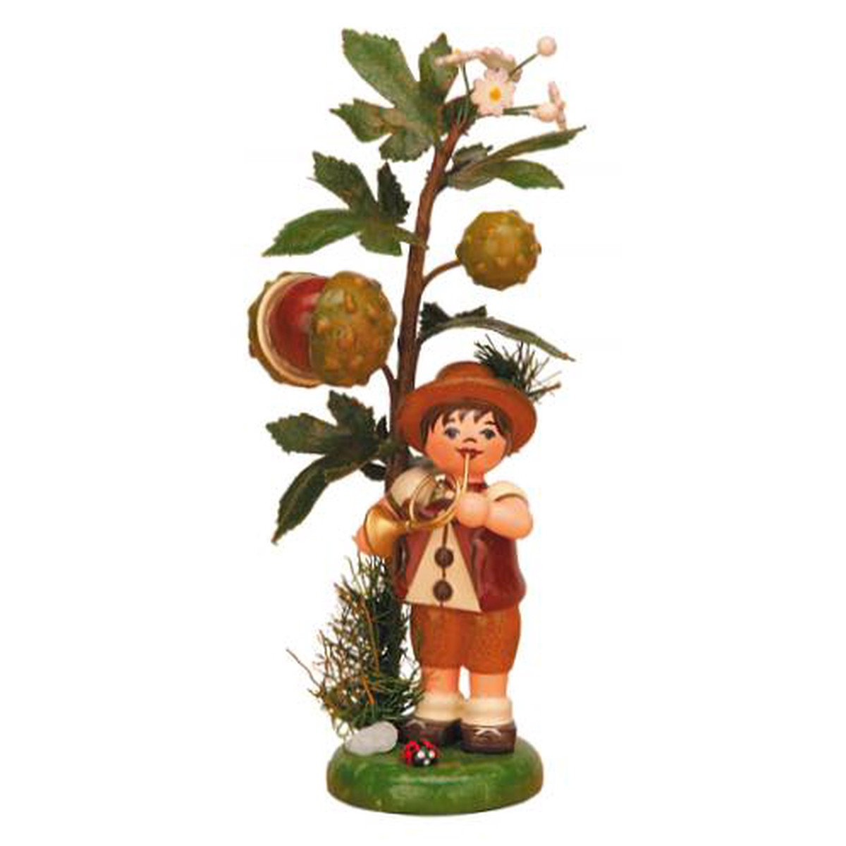 Autumn Child Boy with Chestnut