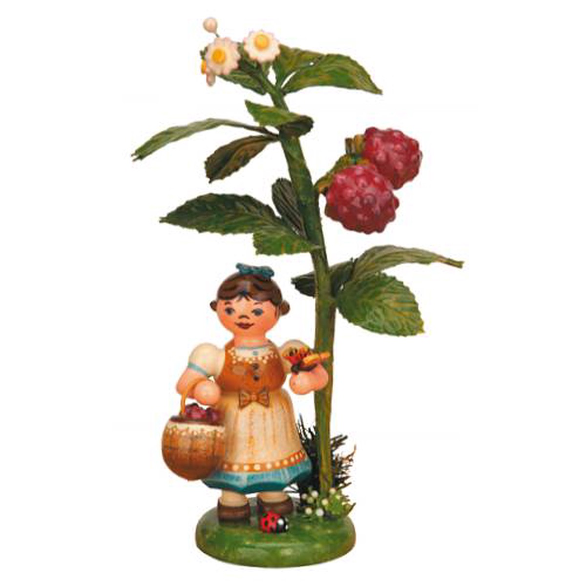 Autumn Child Girl with Raspberry