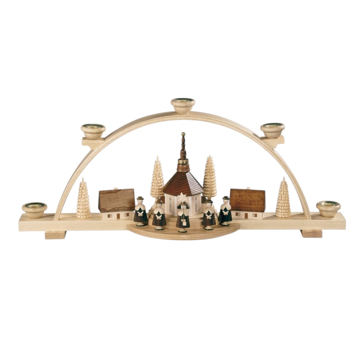 Candle arch carolers natural