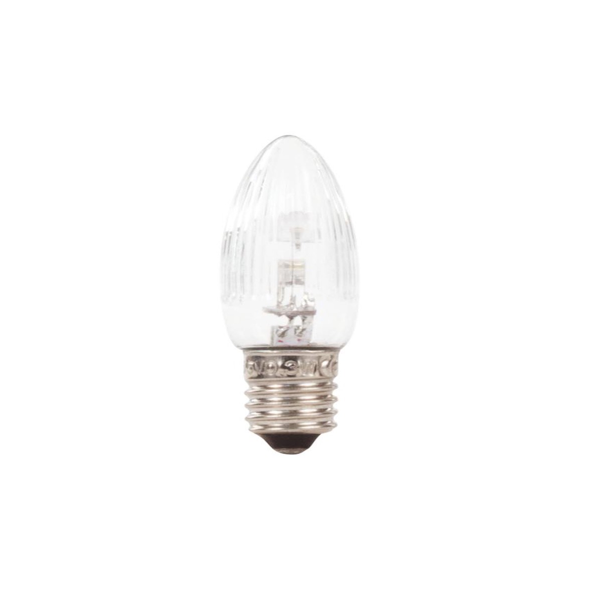 LED-Candle,Riffel candle, Replacement bulb 14-55V/0,2W E10