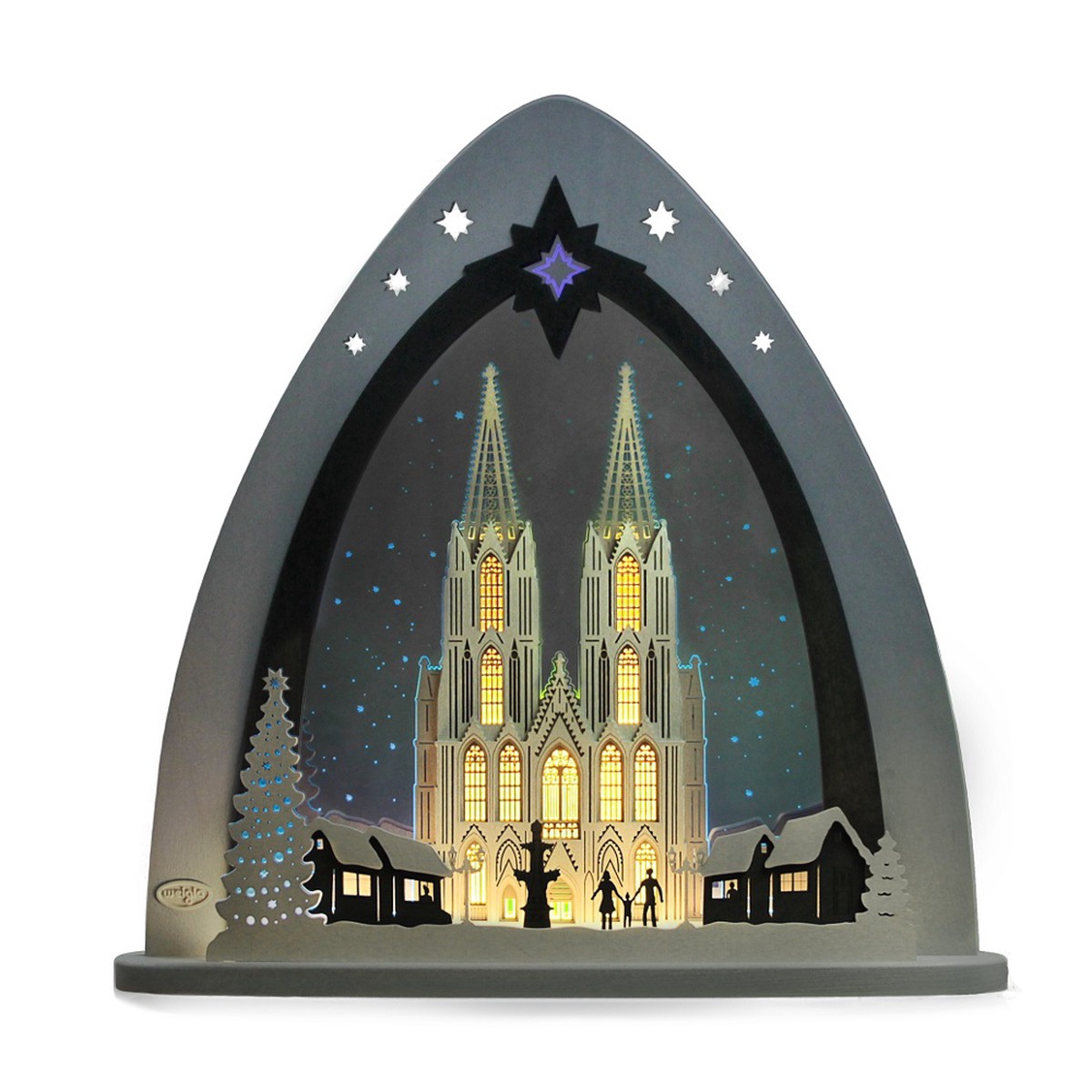 LED light peak Cologne Cathedral