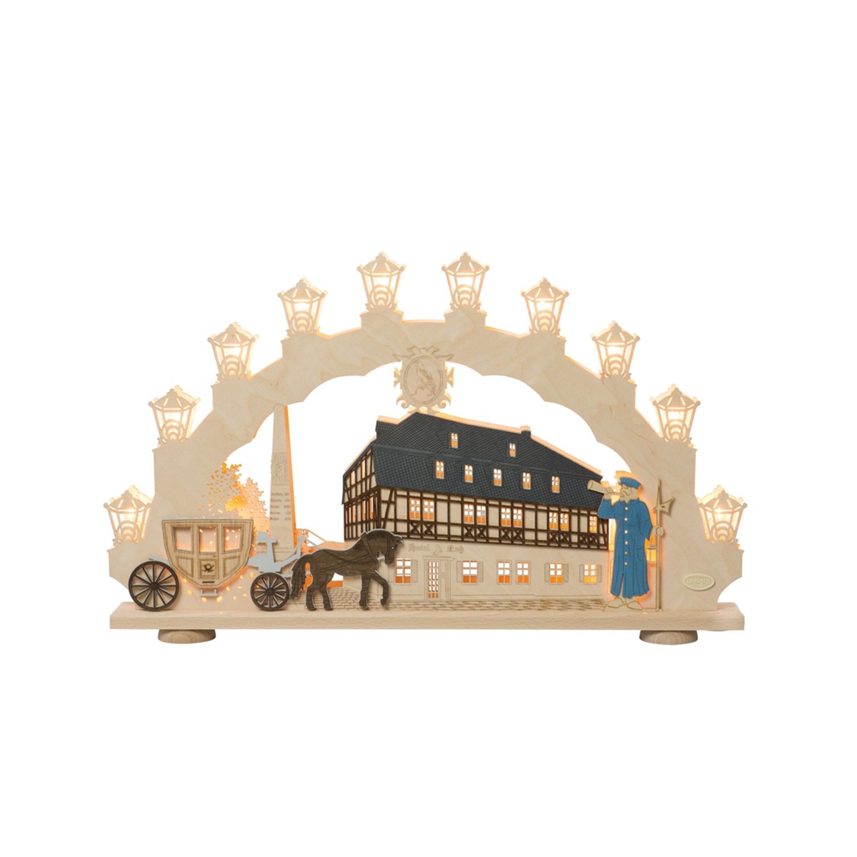 Zwnitz candle arch, 15-flame