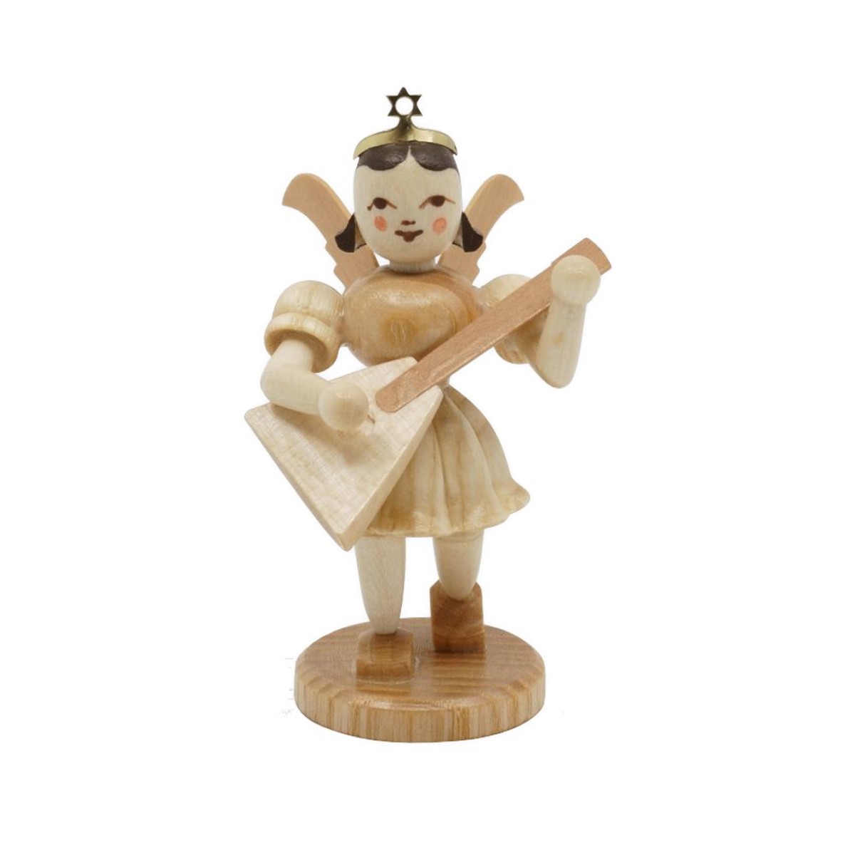 Blank angel with short skirt with balaleika
