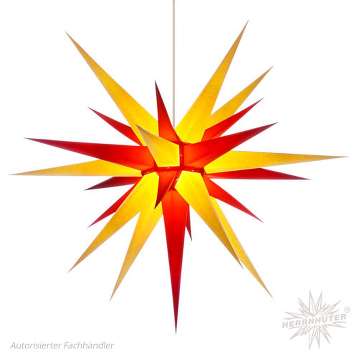 Herrnhuter Paper Star 80cm yellow/red
